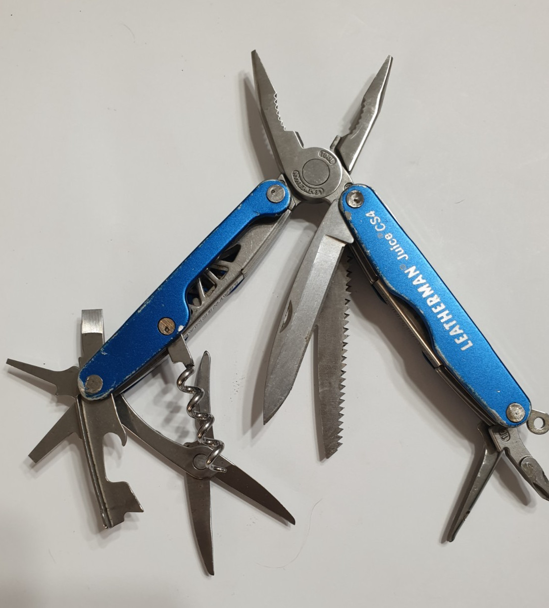 🔥 Leatherman Juice CS4 Blue Gen1 Collectable Retired Nice Condition Very Rare
