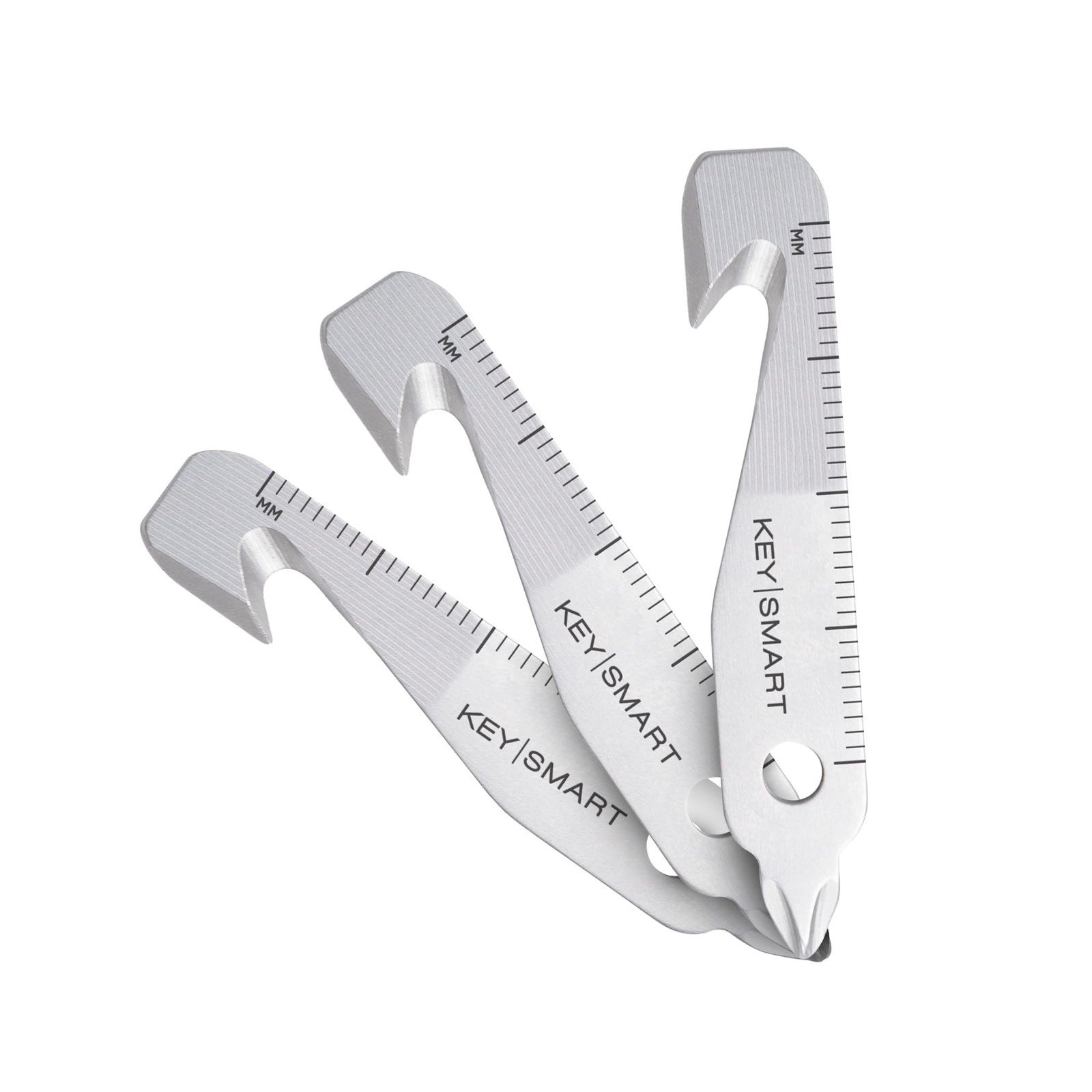 KeySmart Key Chain MultiTool – 5-in-1 Multi Purpose Keychain Tool with Box Op…