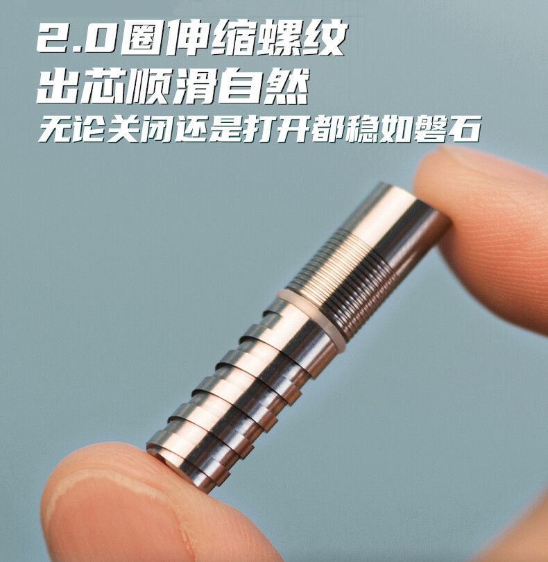 Titanium Alloy Rotary Pen Tactical Pen Tool Student Signature Pen