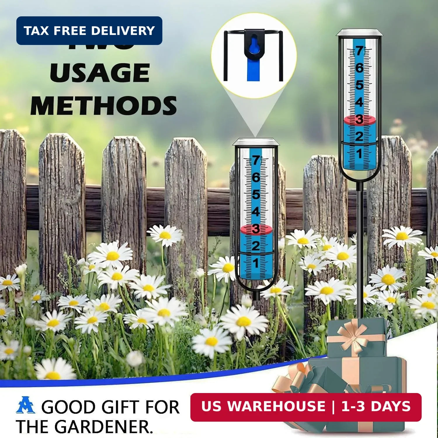 JMBay Rain Gauge Outdoor, Accurate rain gauges Outdoors Best Rated, Tall rain Ga