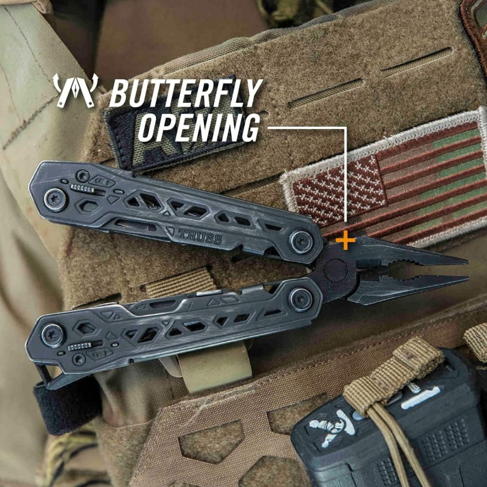 Gerber Truss Multi-Tool: 6.5 inch / Standard Sheath (Grey)