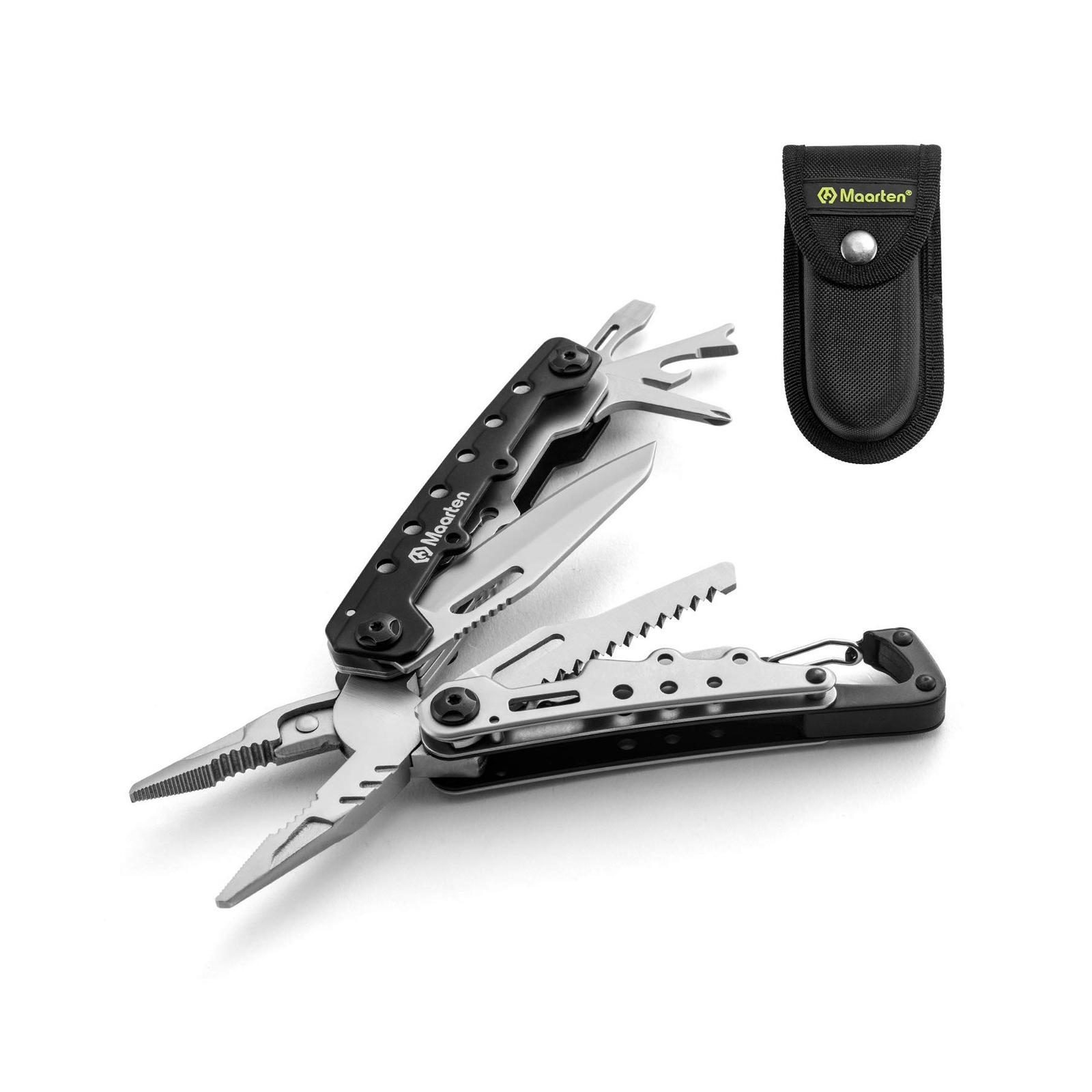 Maarten Multitool, 11 in 1 Hard Stainless Steel Multitool Pliers with Safety …