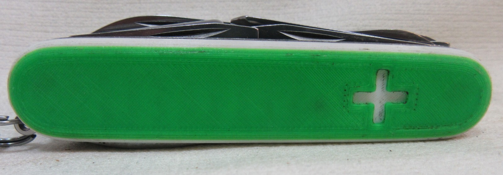 Victorinox Champion C? 91mm Swiss Army Knife Green W/Pinstripe Pre 1991?