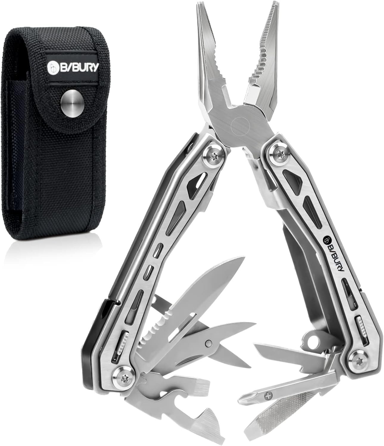 Durable 17-in-1 EDC Multitool for Camping & Home Repair – Lightweight & Compact