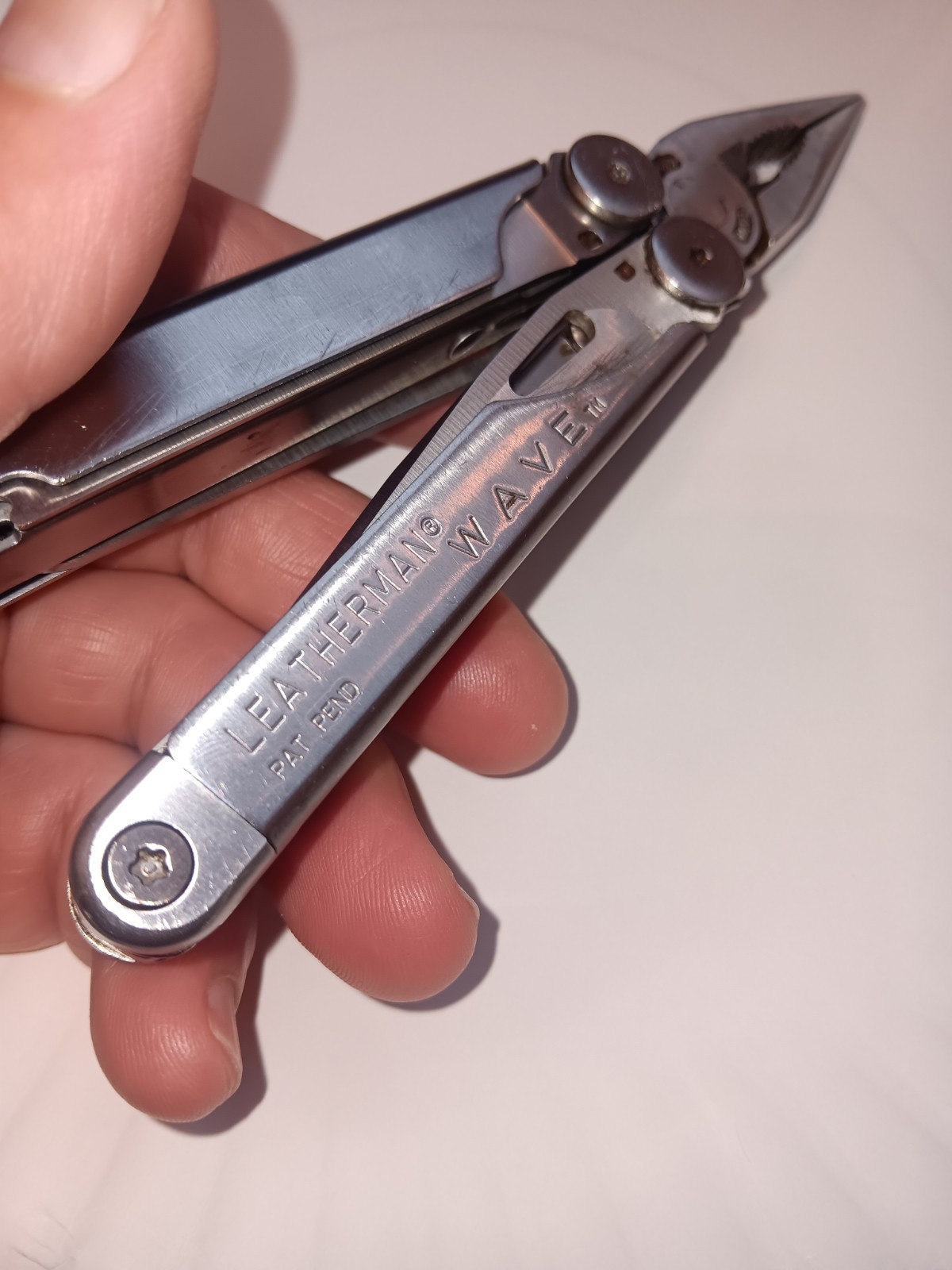 OG Leatherman Wave Multi Tool w/ Brown Leather Case / Code 0302 XLNT SHAPE USA