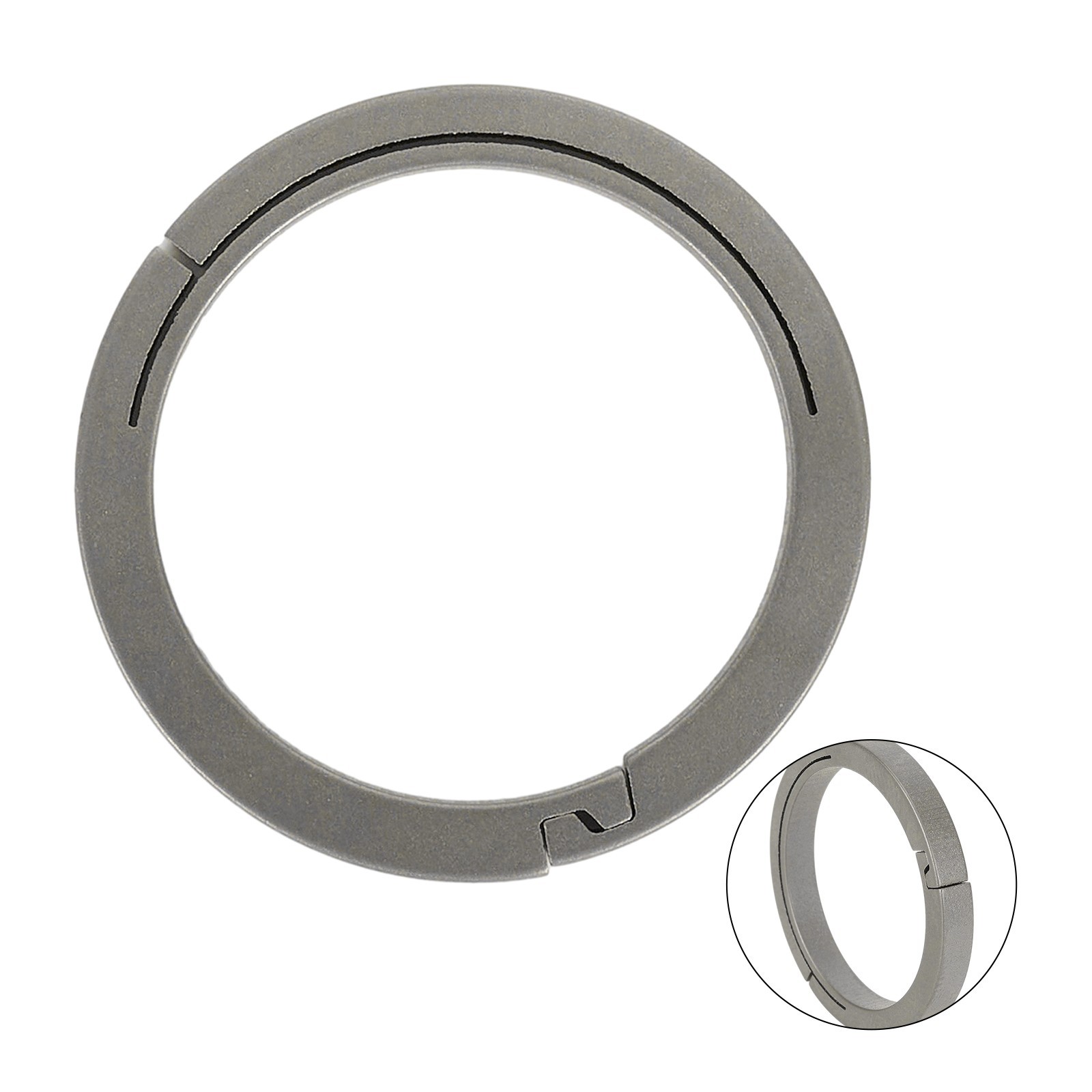 High Temperature Resistance Key Ring Key Organizer Slim Shape Smooth Edge