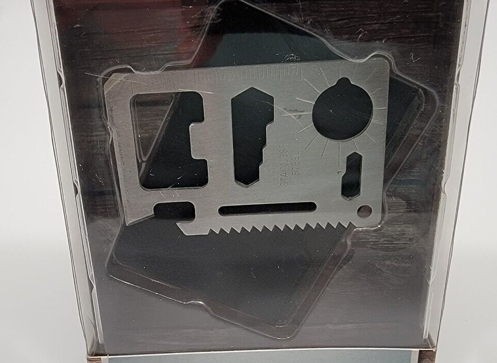 Buxton Credit Card Multi-Tool 2-3/4″ x 1-3/4″ x 1/16″