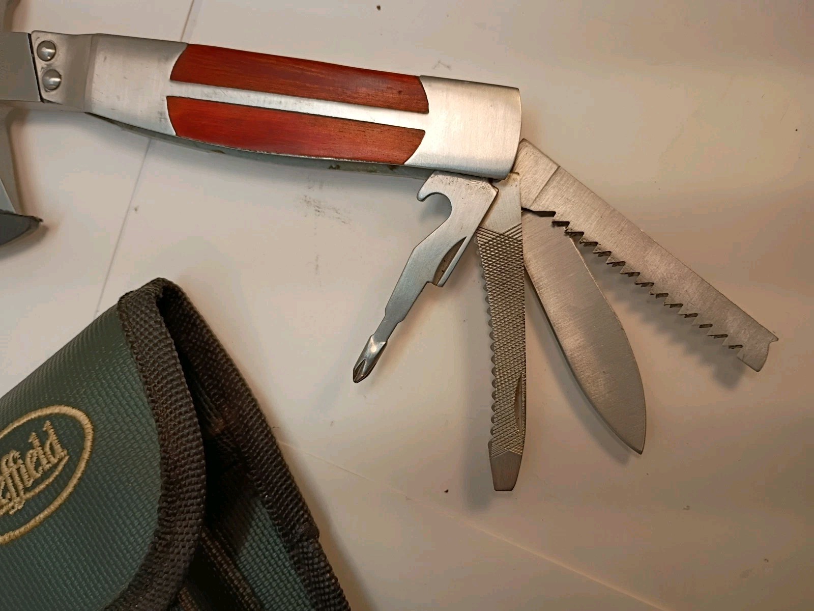 Sheffield 7077 Stainless Hatchets / Axe Multi Tool Saw Blade / Folding Knives.