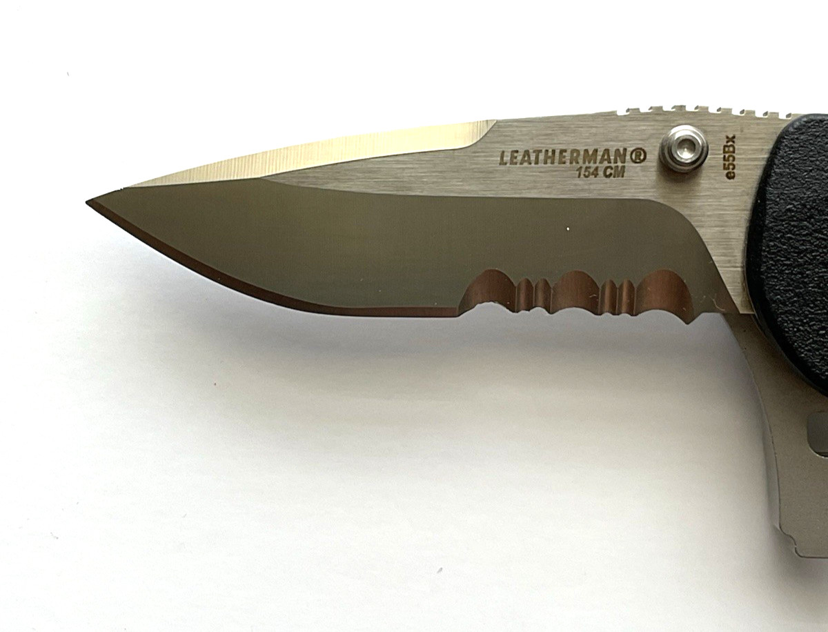 Leatherman E55BX 154CM Blade Folding Knife USA