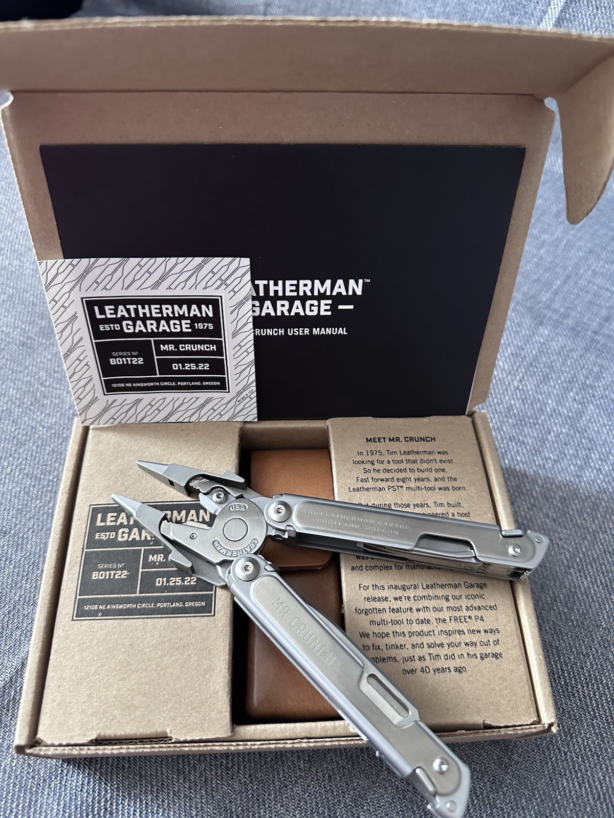 Leatherman Mr. Crunch Garage Edition Batch 001