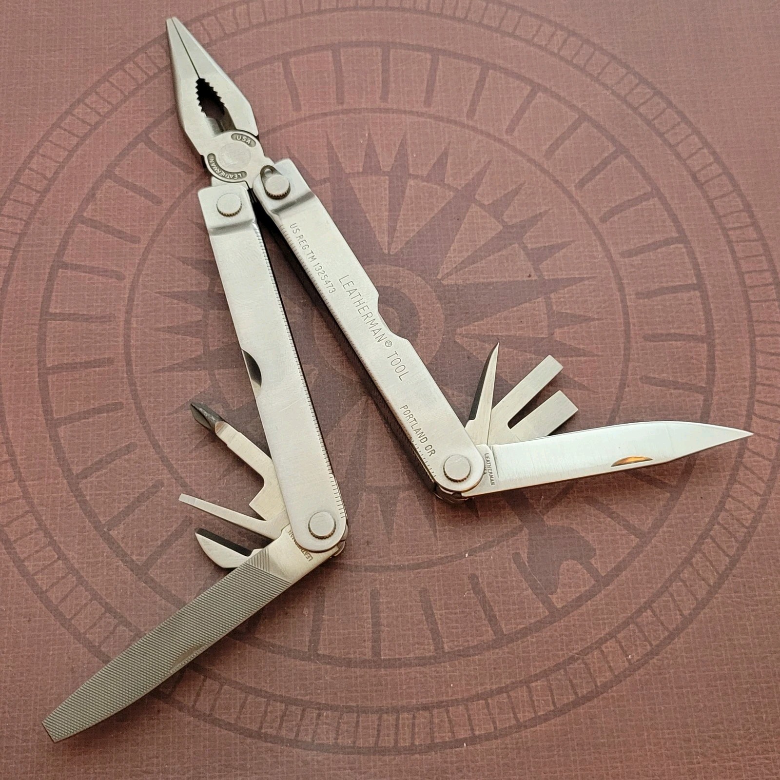 LEATHERMAN PST Multi Tool Made In USA W/SHEATH BOX AOPA Aircraft & Pilots Ass