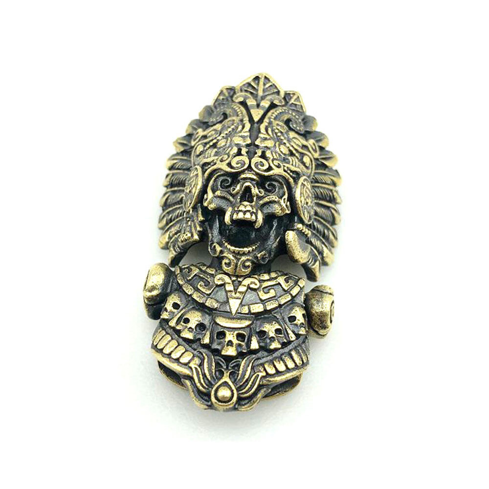 EDC Skull Paracord Bead DIY Pendant Buckle Paracord Lanyard Beads KeyChain New