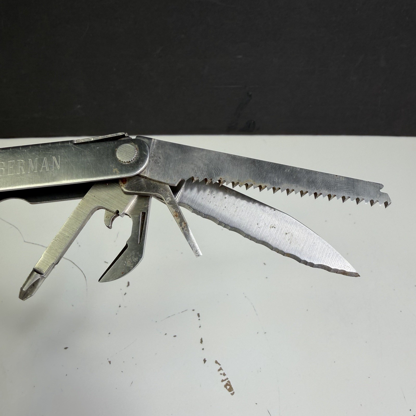 VTG Original Leatherman Super Tool Stainless Steel Multitool Portland USA