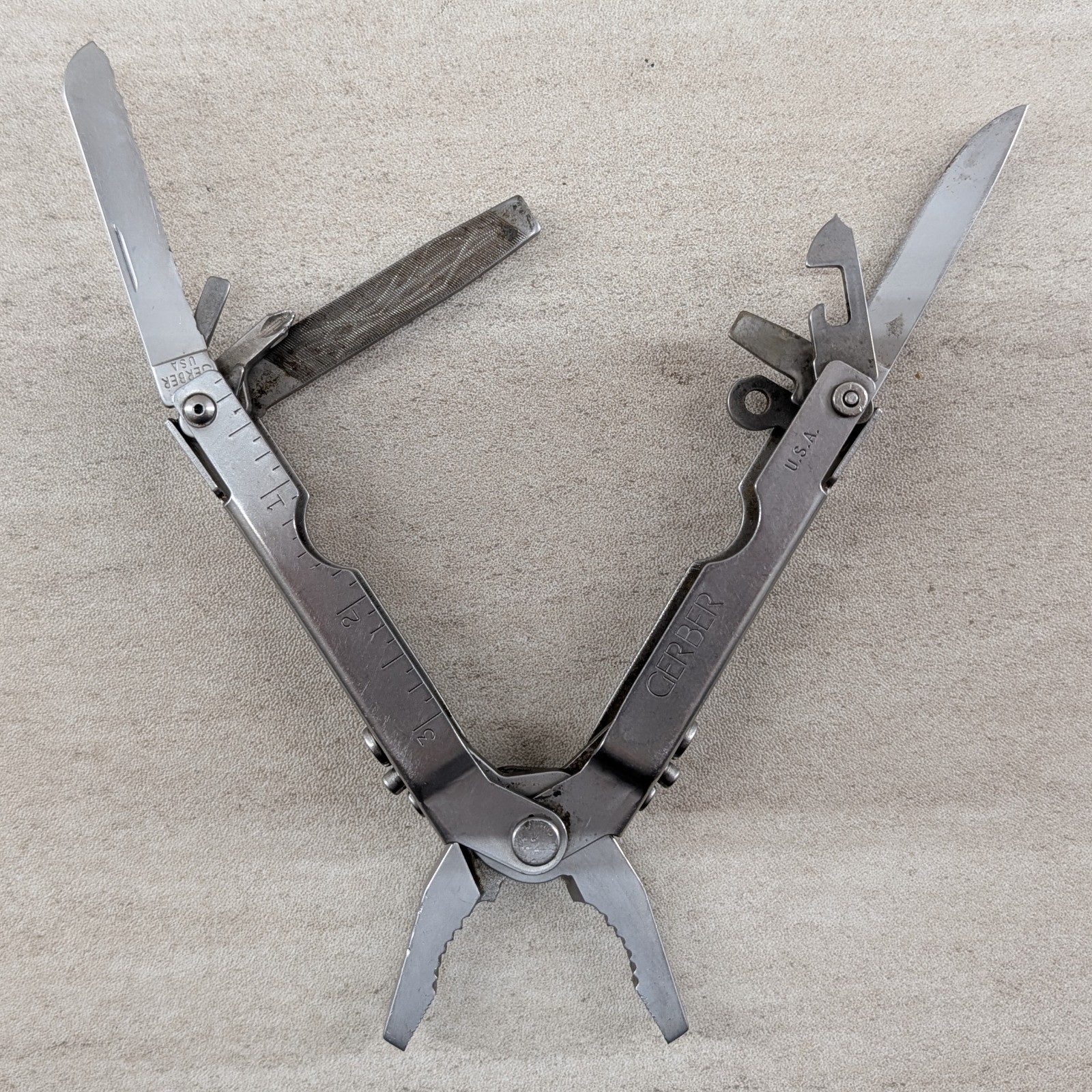 Gerber Multi-Tool Knife Lot MP600 Multi-Plier USA Vise Keychain Folder 3 Piece