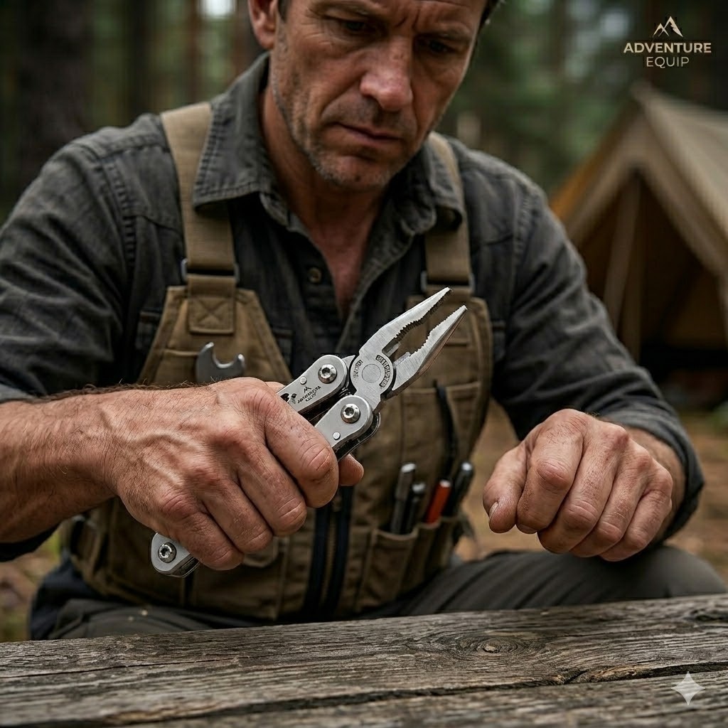 Traveler 23-in-1 Multi-Tool Pliers Stainless Steel Pocket Knife EDC with Case