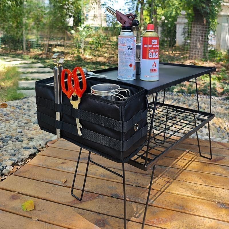 Outdoor camping double-layer thick waterproof multifunctional storage bag