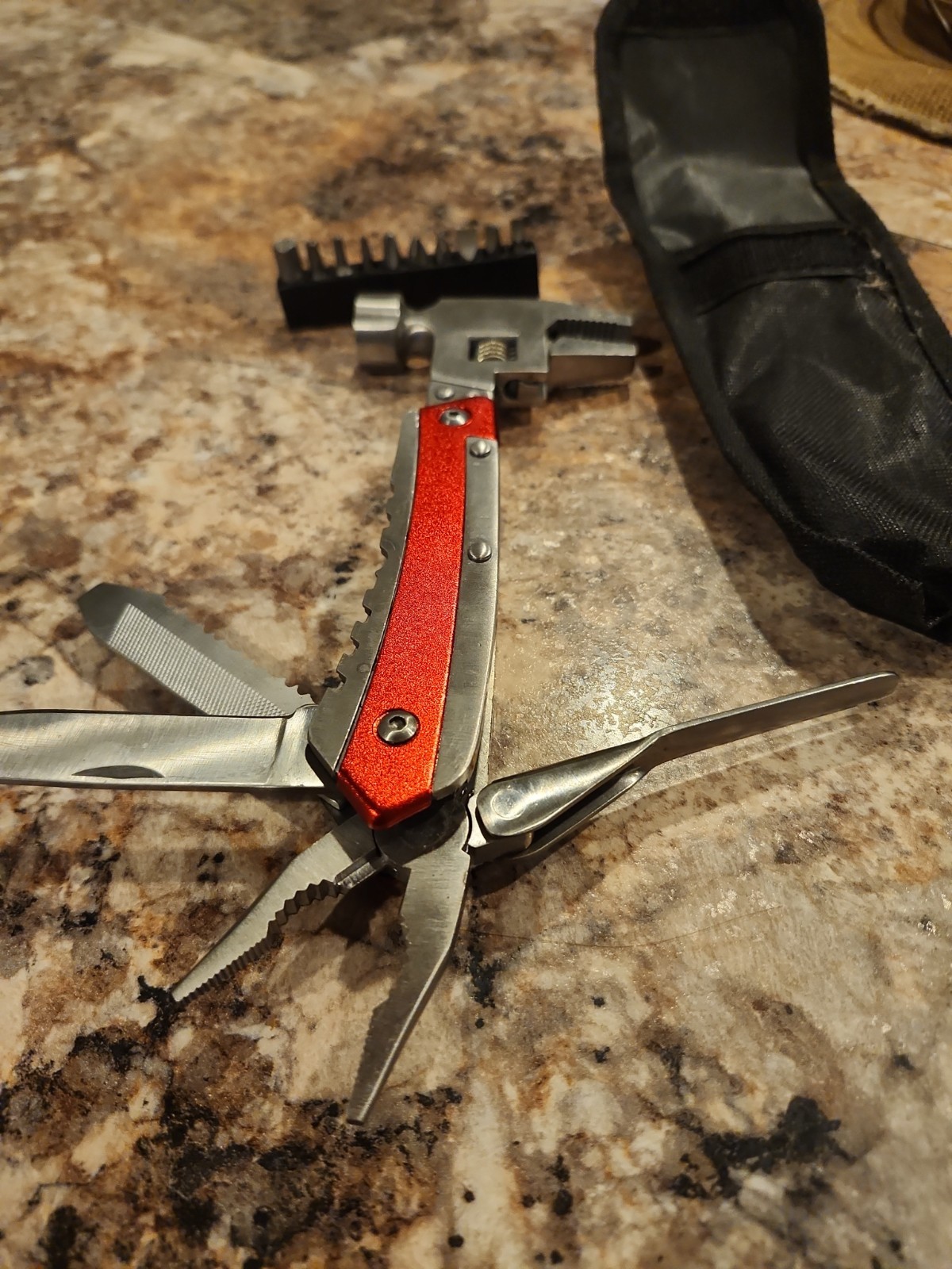 Stainless Steel Hammer Pocket Knife Multi Tool