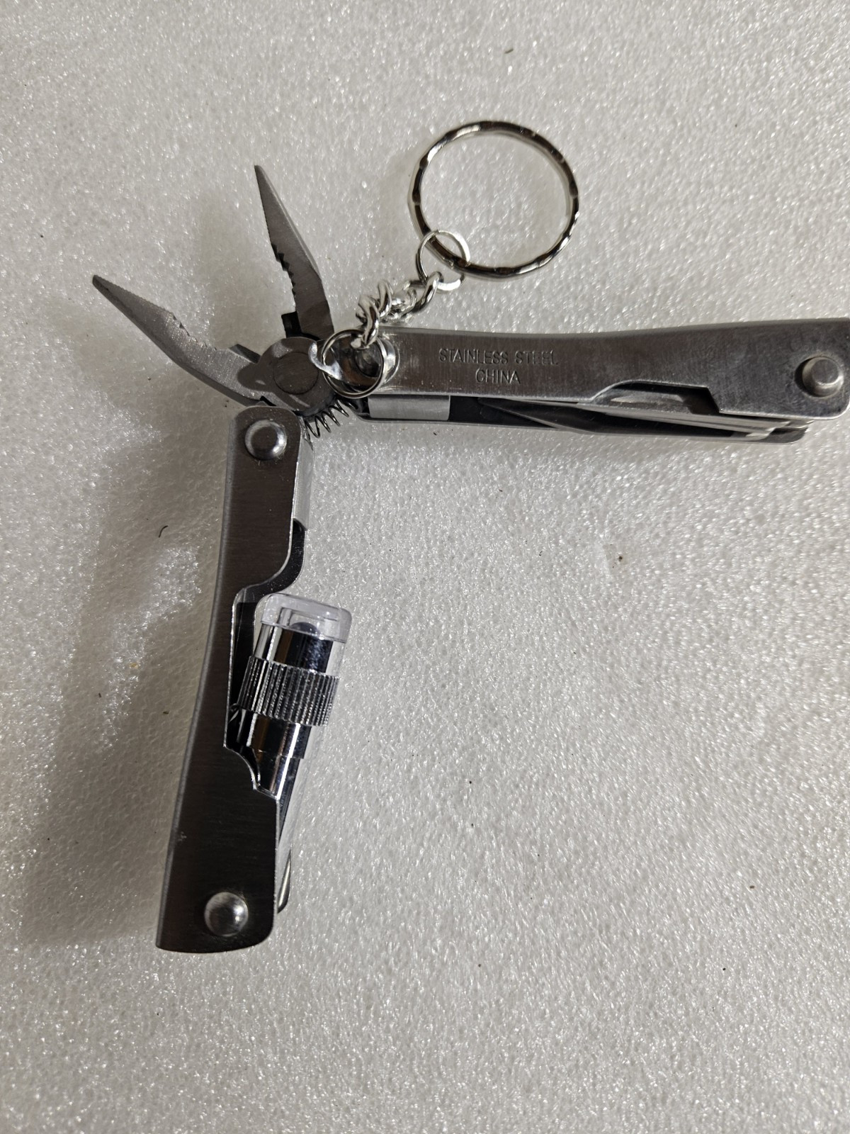 8-in-1 Multi-tool Multi Function Pliers-Folding Pocket Tool With LED light