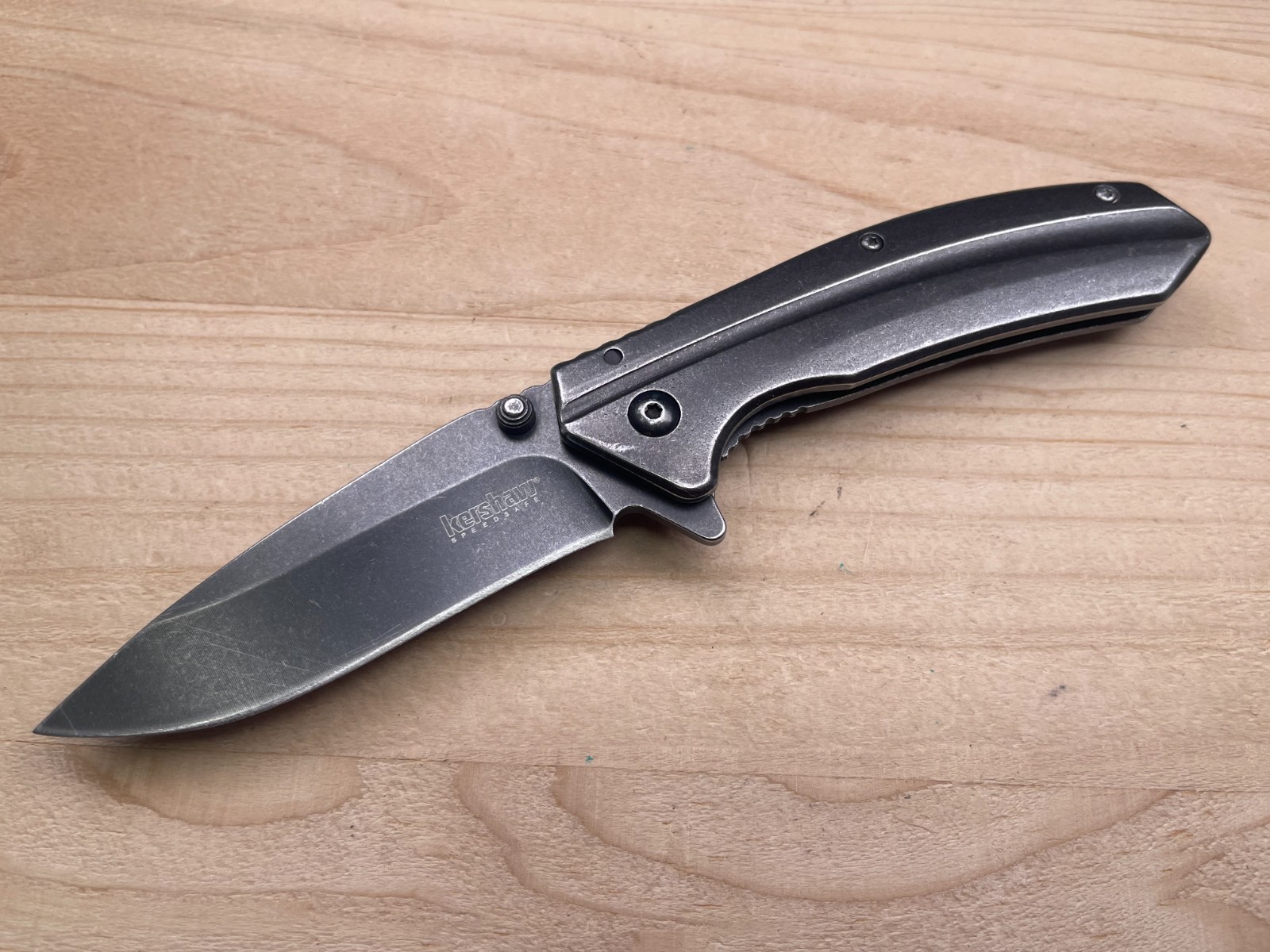 Kershaw 1306BW Filter KAI Patented 3Cr13 SpeedSafe A/O Folding Pocket Knife