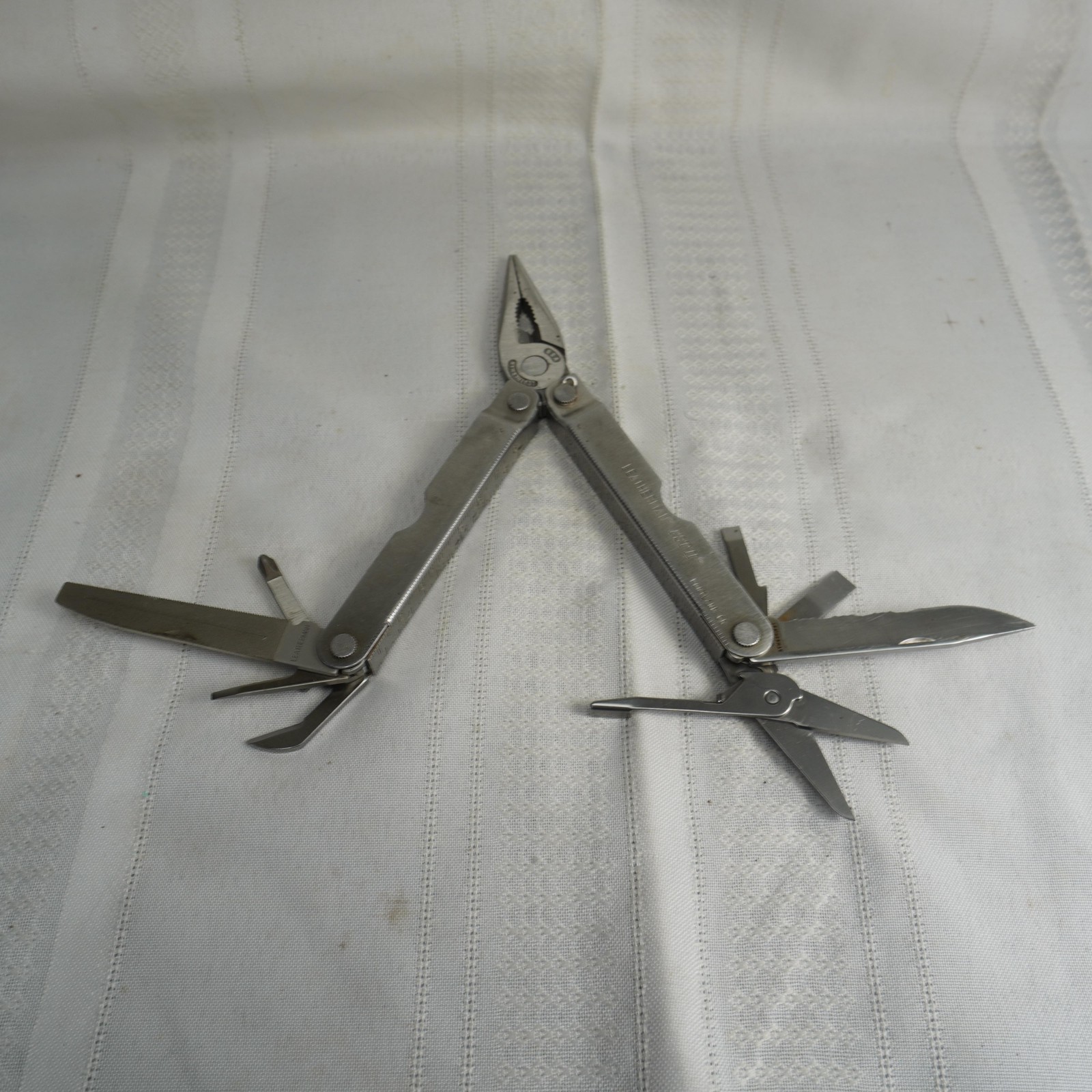 Vintage Leatherman PST II Multi-Tool Stainless Pliers Knife USA Belt Sheath EDC