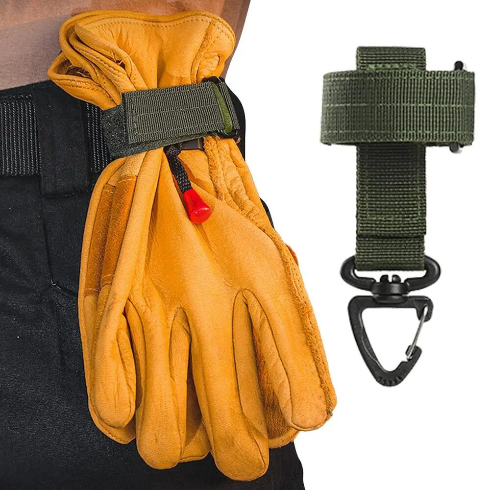 Outdoor Camping Glove Strap Hiking Nylon Ribbon Keychain Tacticals Triangle tool