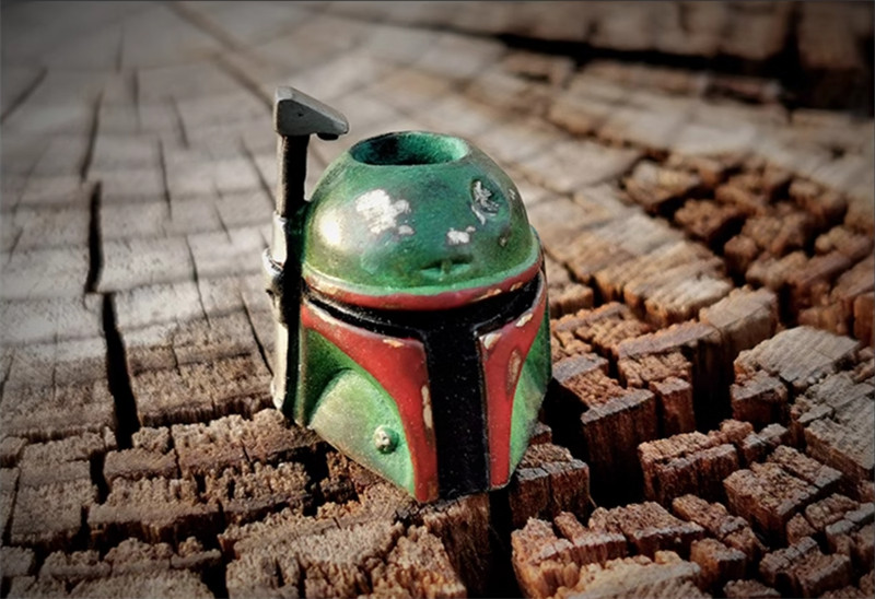 Boba Fett EDC Knife Pendant Outdoor Paracord Lanyard Bead 1PC Handmade Outdoor