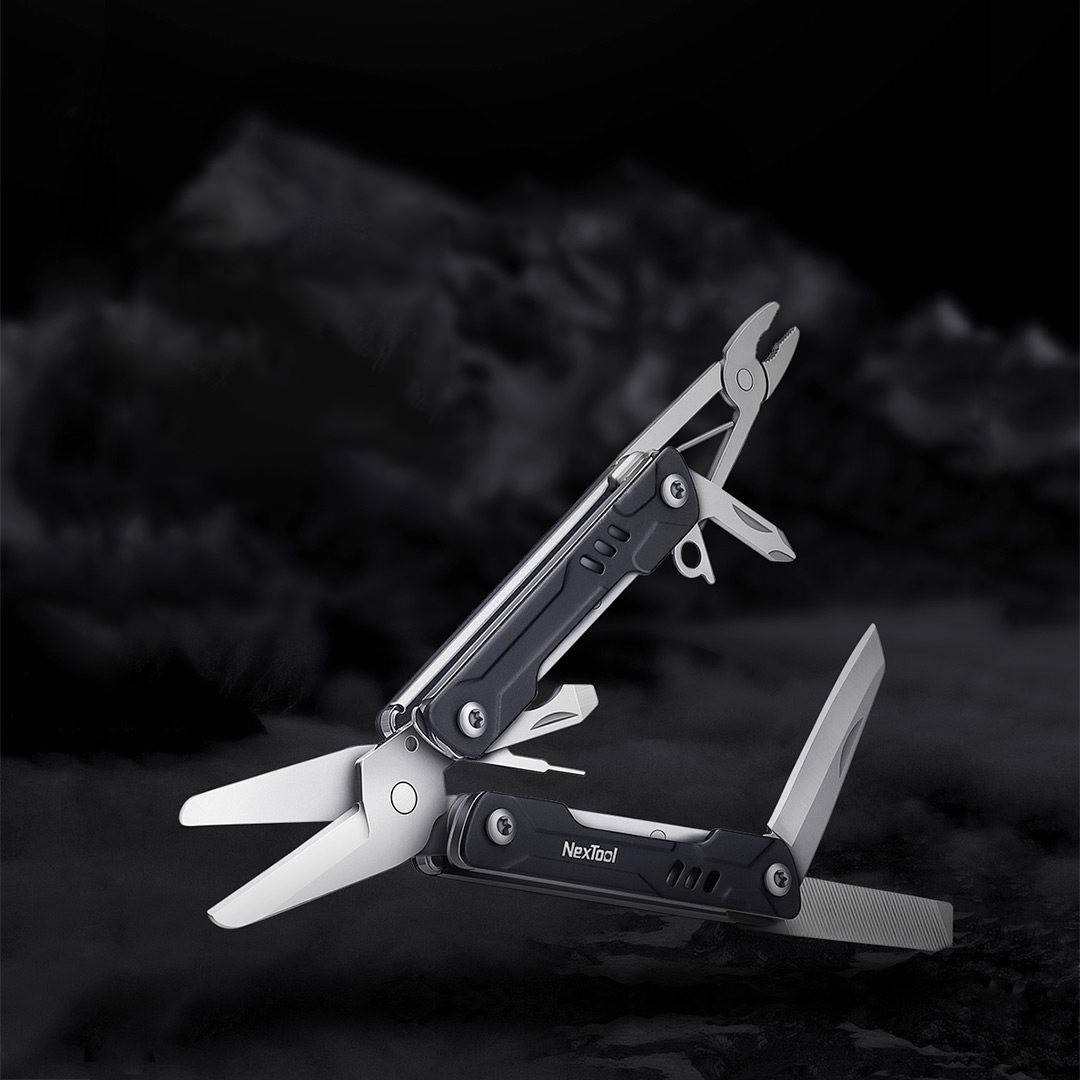 Folding Multitool Pliers with Scissors EDC Camping Outdoor Utility Tool Set