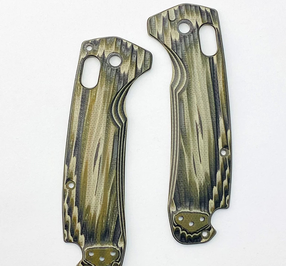 1 Pair G10 Handle Scales Patch for Benchmade North Fork 15031 New