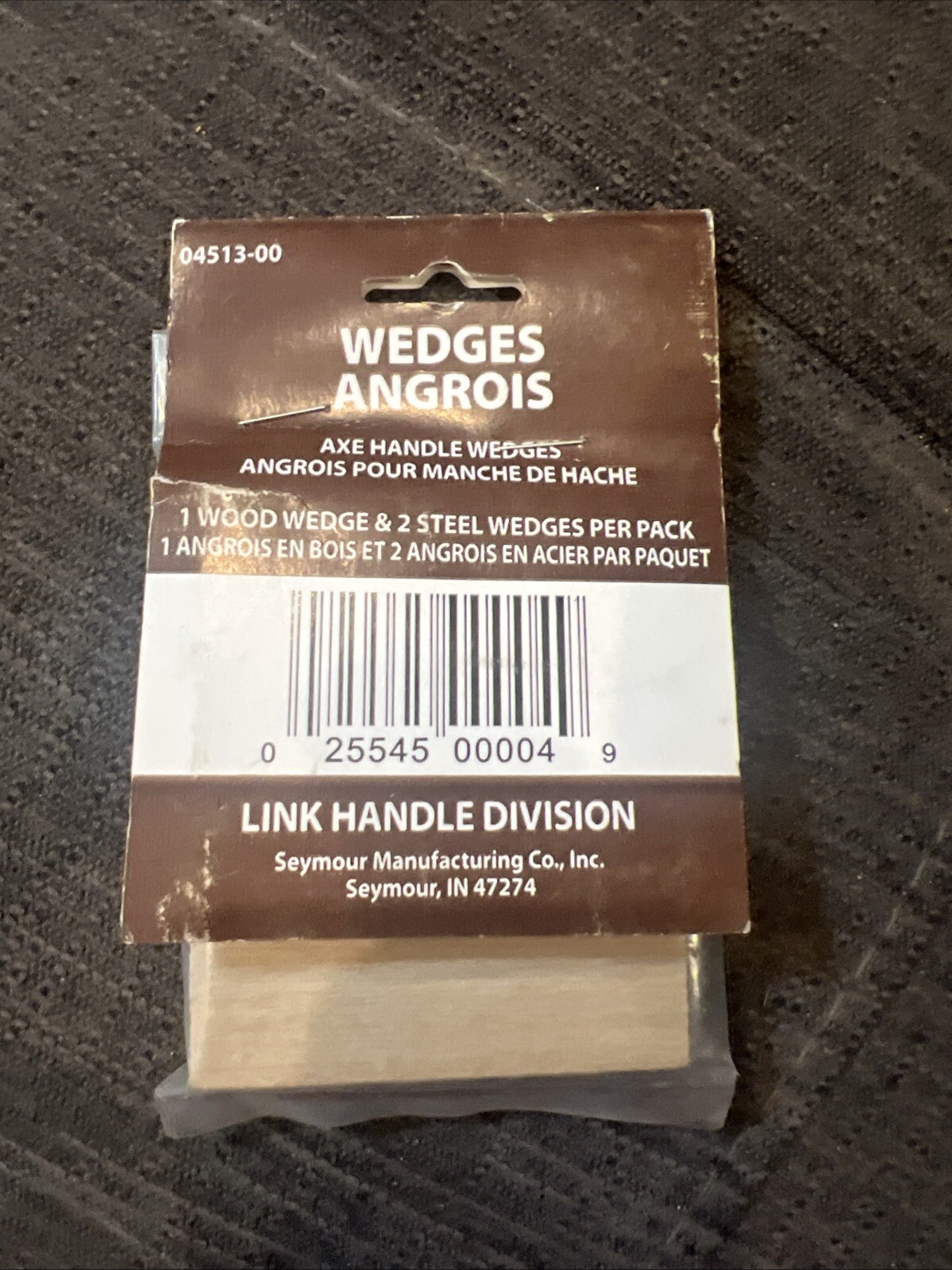 Axe Handle Wedges 1 Wood Wedge And 2 Steel Wedges Per Pack