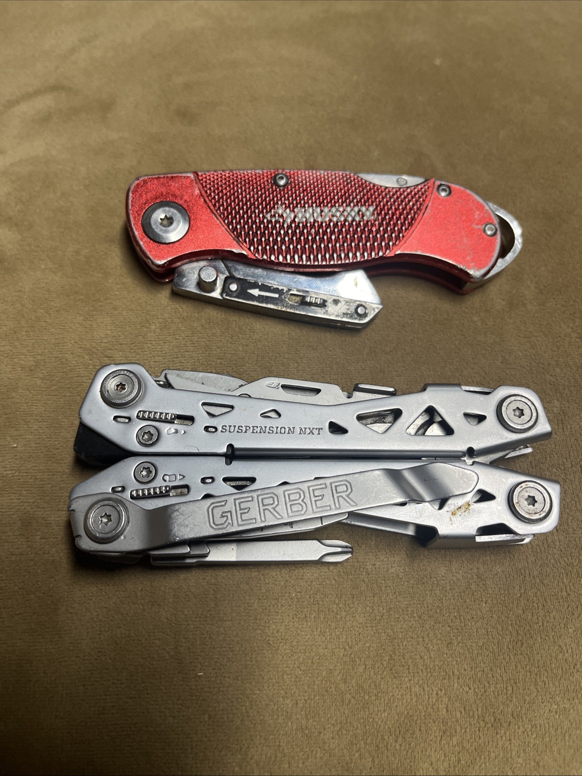 Gerber Suspension NXT Multi-Tool And Husky Box Cutter