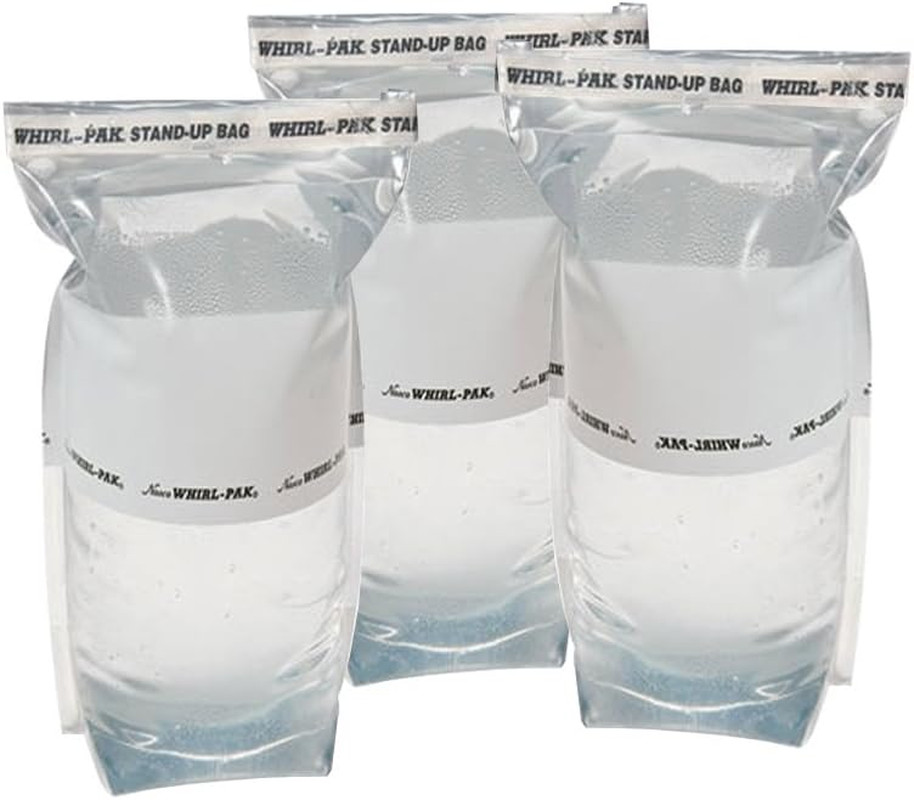 Survival Water Bags – Outdoors and Camping 1 Liter Stand up Emergency Water Bag
