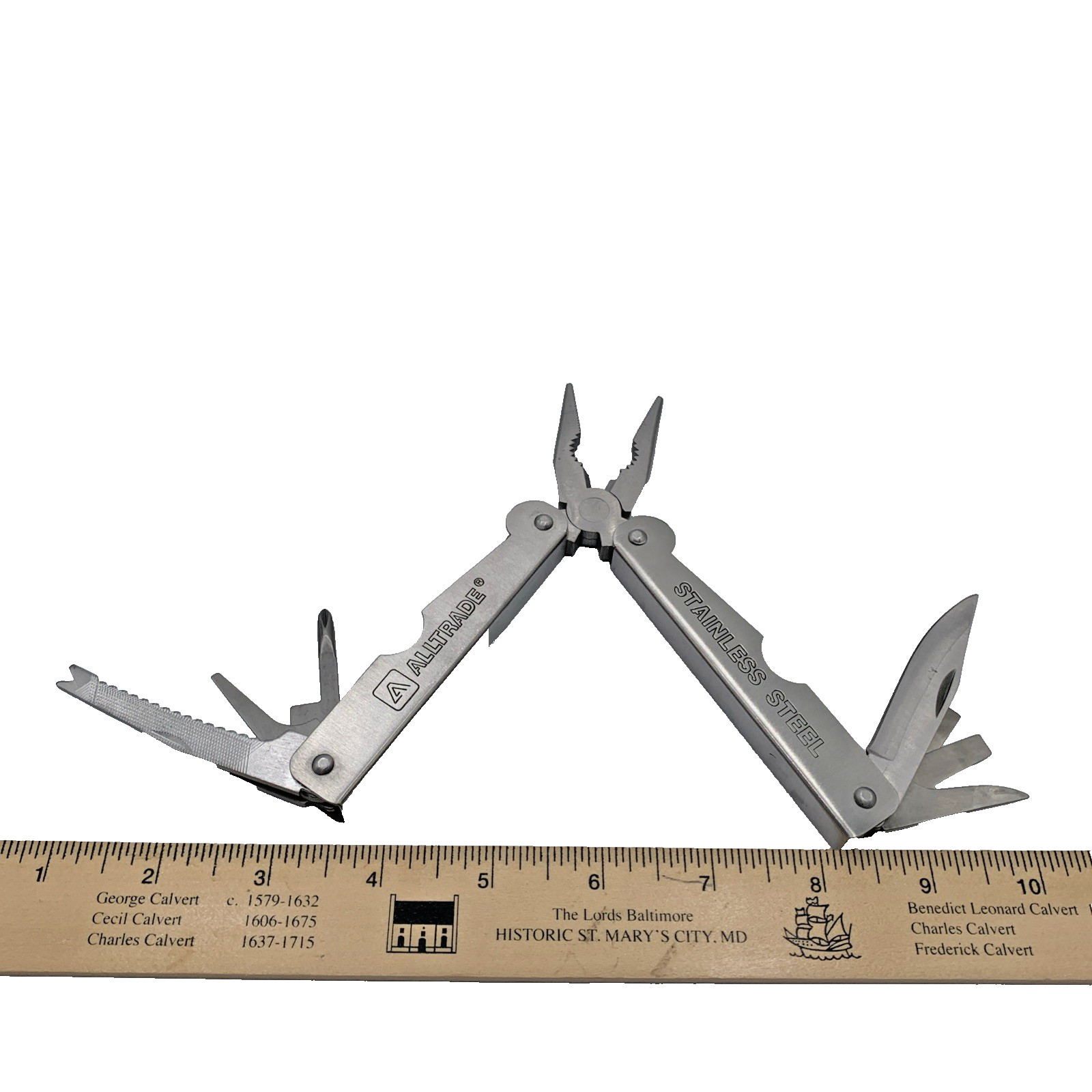 Alltrade 9-1 Stainless Steel Deluxe Multi-Tool Pocketknife Plyers