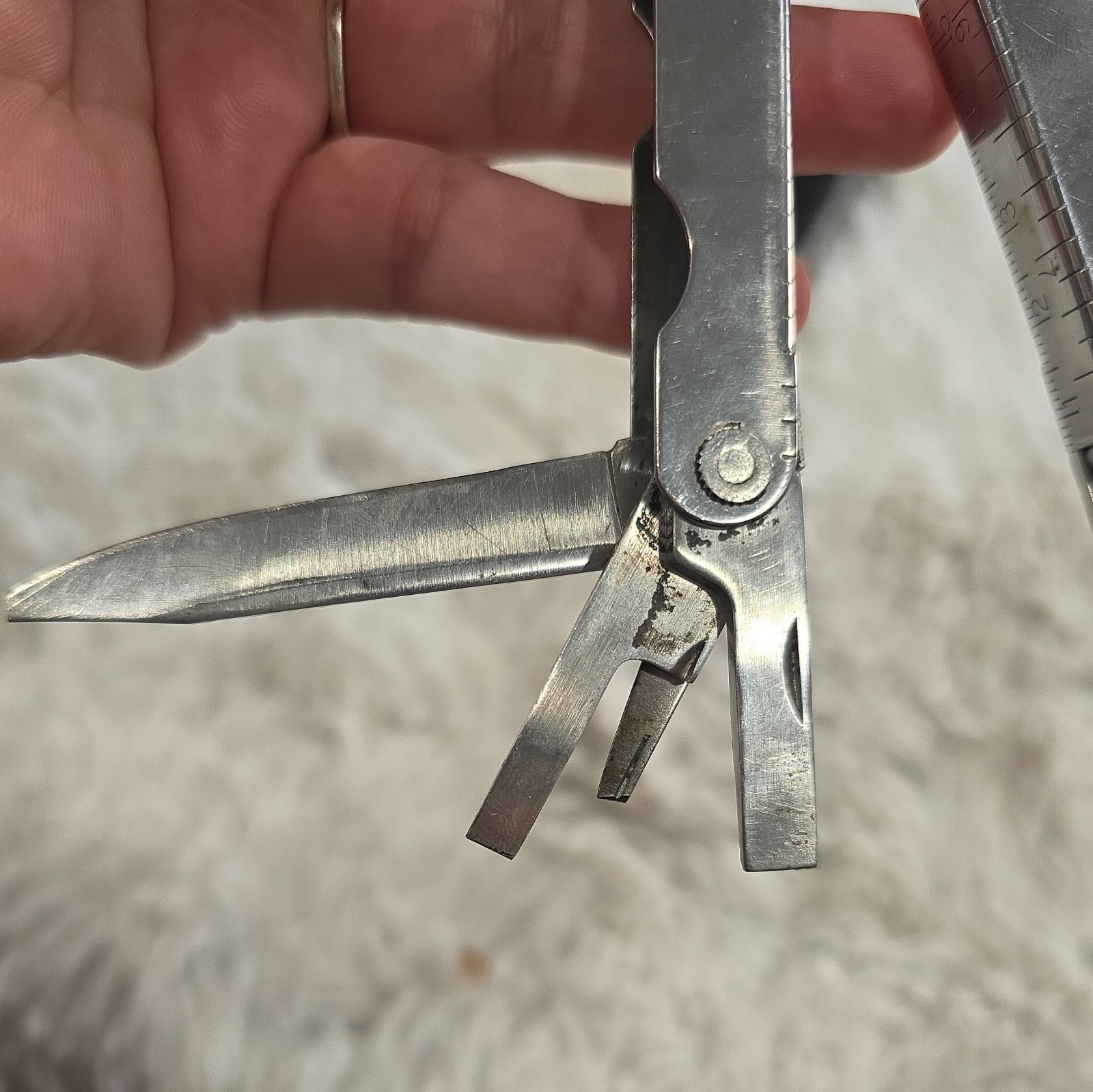 Vtg Original Leatherman Multi Tool Portland OR Leather Sheath USA