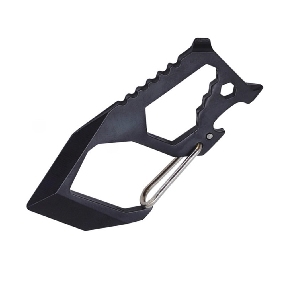 Bottle Opener Keychain Clip 20g 7.5*3.4*0.5cm Aluminum Alloy Multifunctional