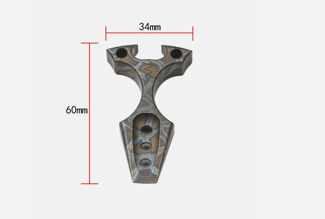 CNC Titanium Alloy Pocket Pry Bar Pendant Mini Crowbar Opener Keychain Multi EDC