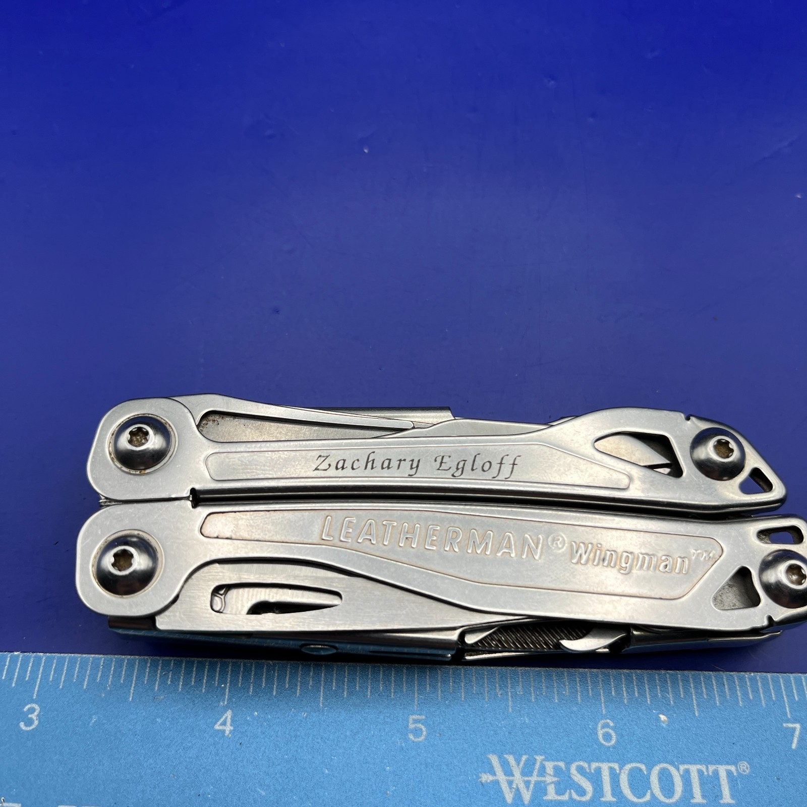 Leatherman Stainless Steel Wingman Multi Tool Scissors Knife Plier
