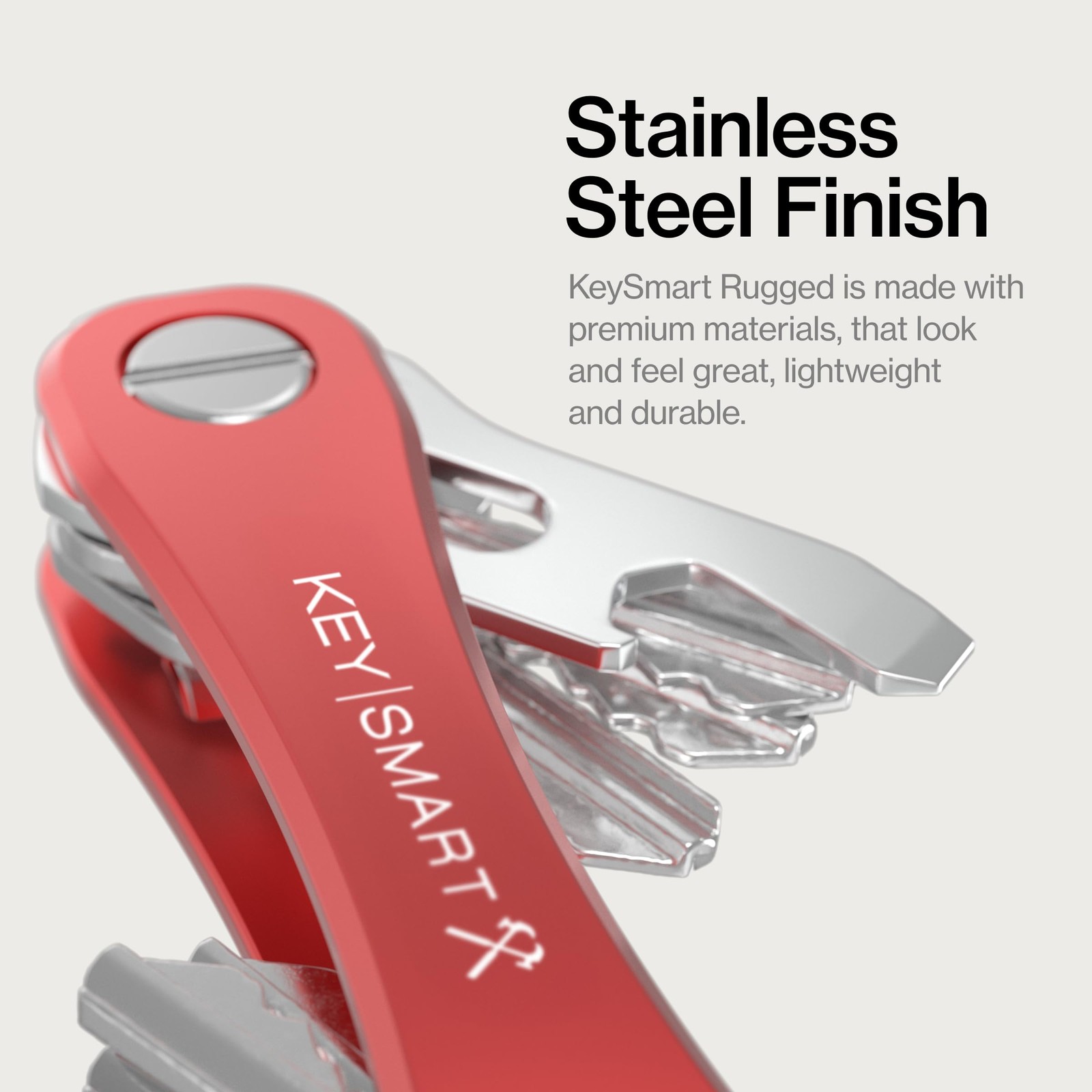 KeySmart Rugged – Multitool Key Holder for Keychain w/Bottle Opener and Pocke…