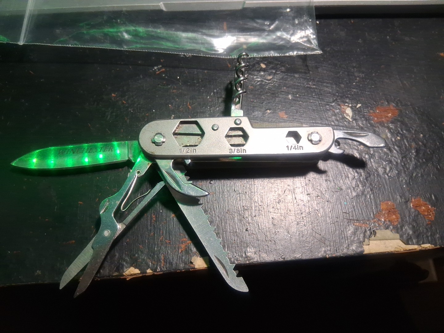 Winchester MJD Folding Multi-Tool Knife EDC camping, backpacking