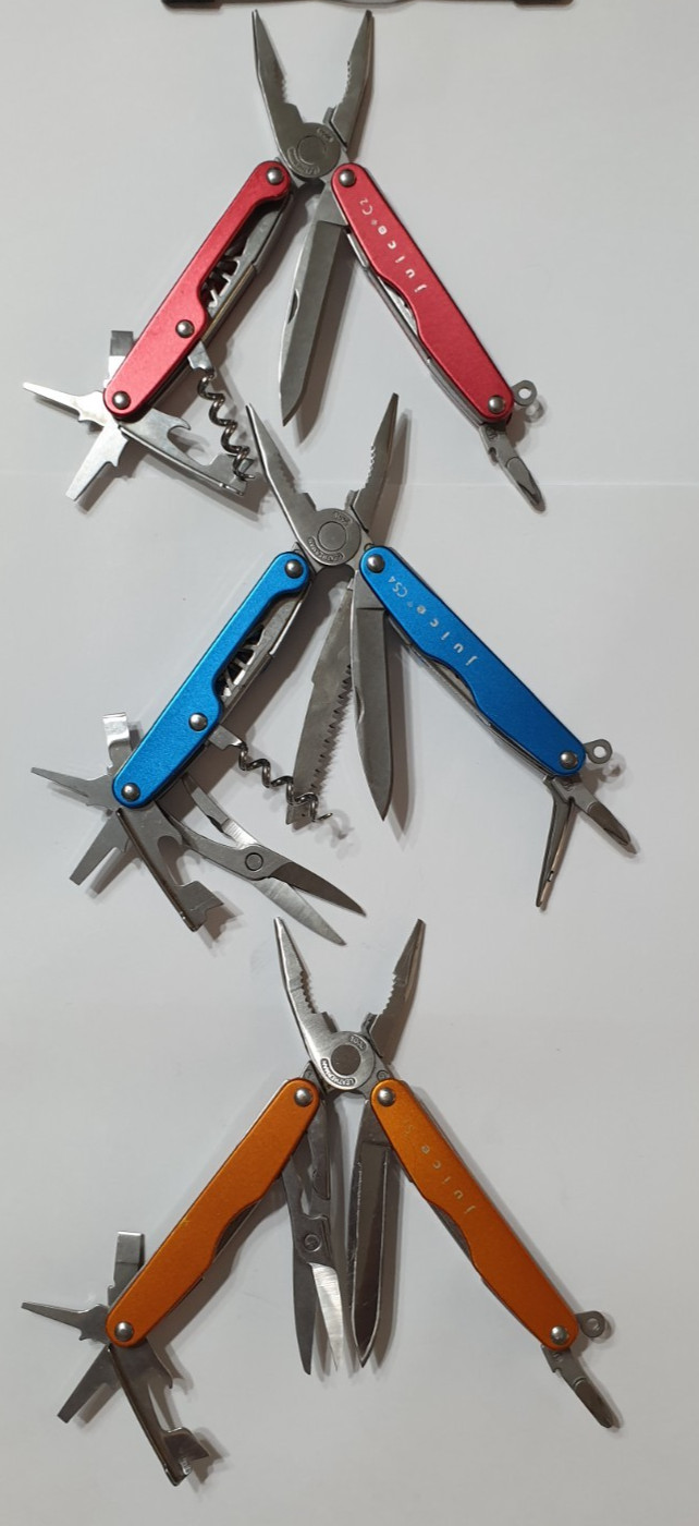 🔥 Leatherman Juice C2 S2 CS4 Set Blue Orange Red Retired MultiTool Collectable