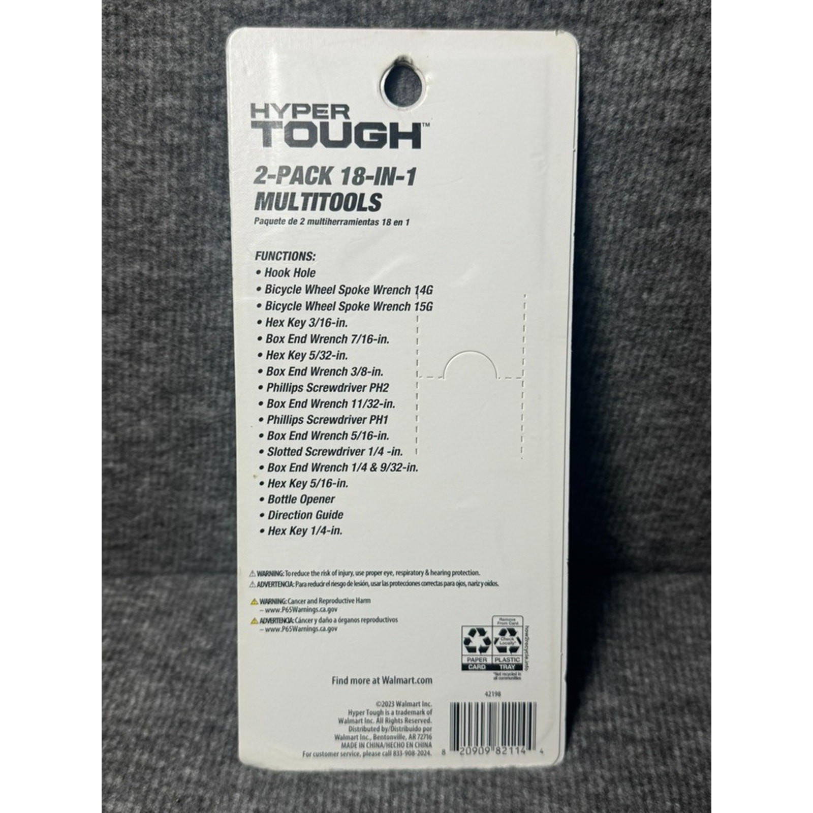 Hyper Tough 2 pack Snowflake Multi-tools Gadget 18-in-1