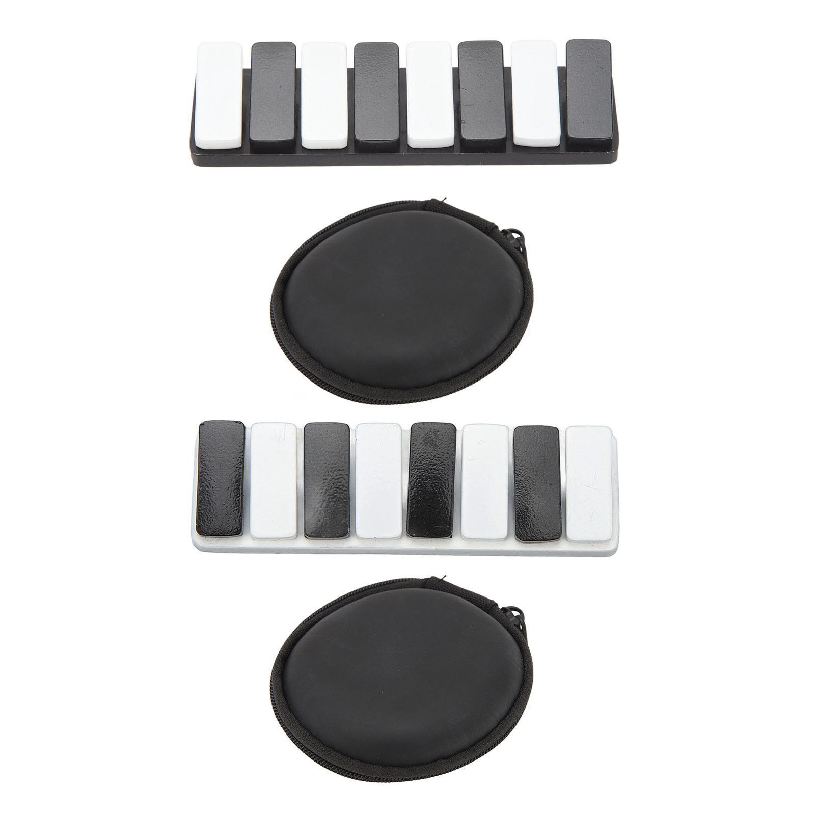 Piano Key Haptic Clicker Toy Zinc Alloy Adult Office Portable ADHD Slider