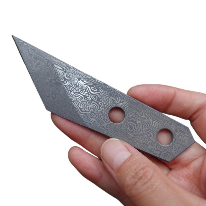 Handmade forging – High Hardness RWL34 Damascus Steel EDC Tool Pry Bar ASP60