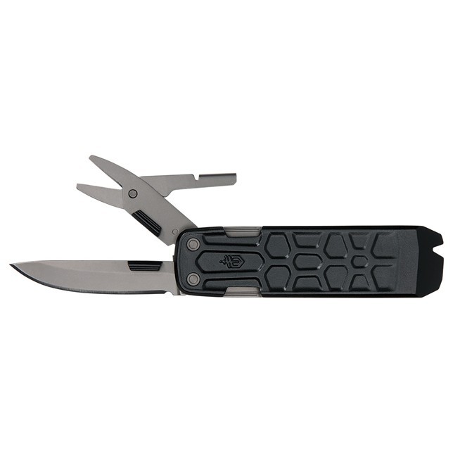 Gerber Lockdown Slim Pry Multi-Tool Knife Stainless Steel 7 tools EDC