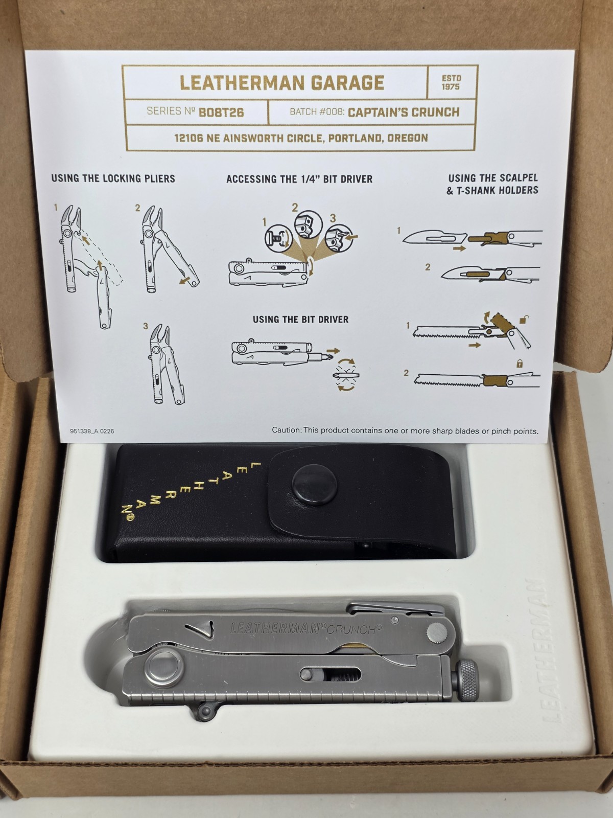 Leatherman Garage Batch 008 Captain’s Crunch Limited Edition Multi-Tool