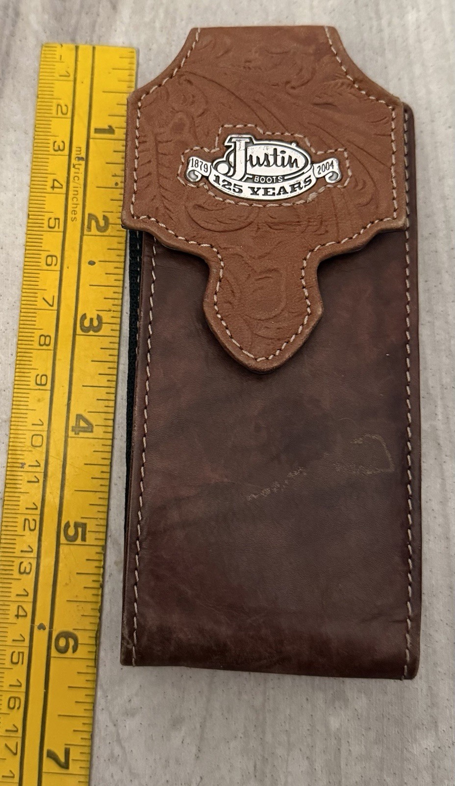 Leather Multi-tool , Knife, Phone Case Clip On Justin LEATHER