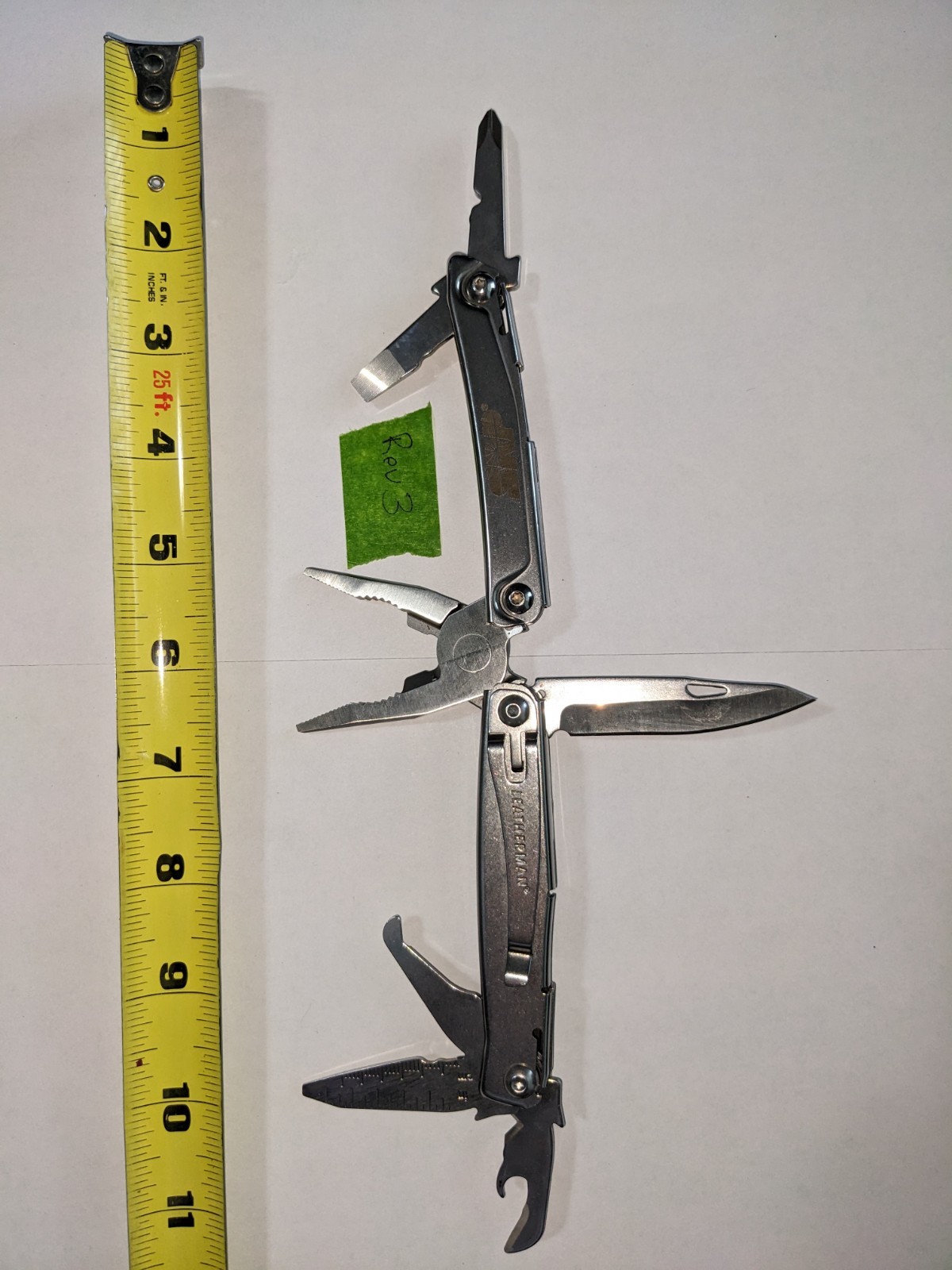 Leatherman Rev – Stainless Steel – Used – Fully Functional – FREE Shipping