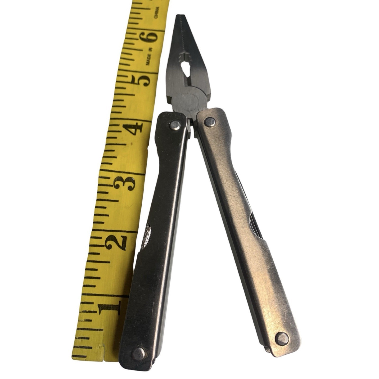 Stainless Steel MultiTool Plier Knife Saw Screwdriver Bottle Opener Camping Gear