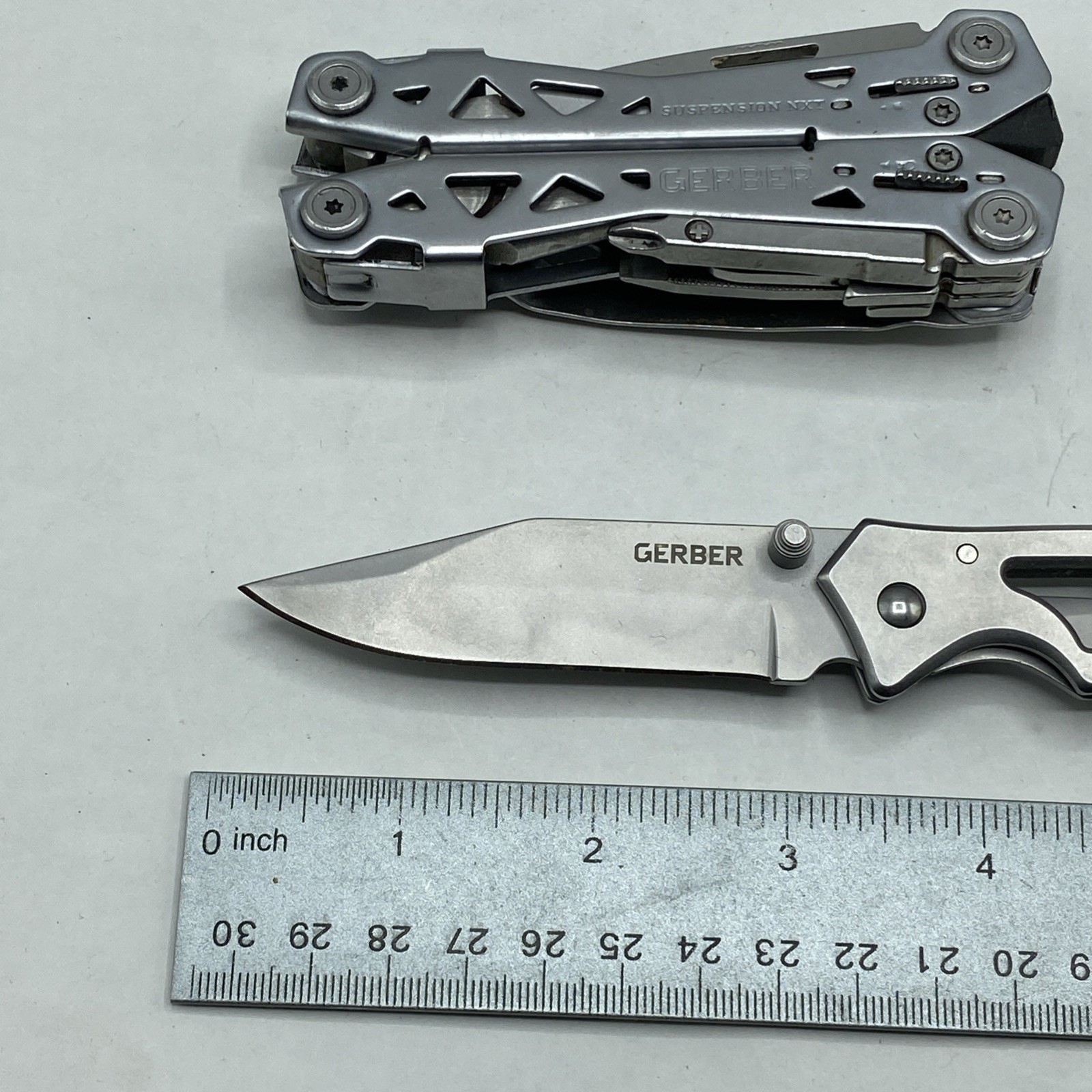 Gerber Suspension NXT & Paraframe I Knife Combo – Silver