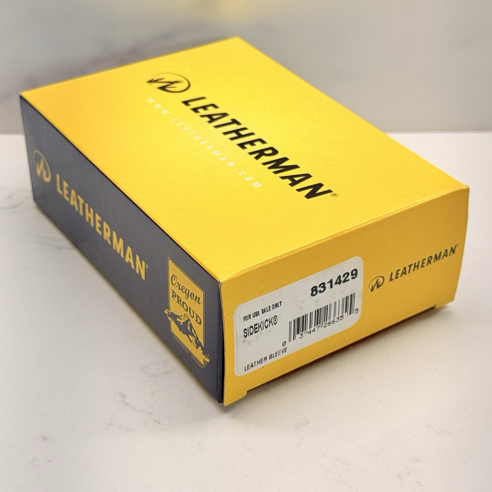 Leatherman Sidekick w/Leather Sleeve, Carabiner. Discontinued Brand New Set