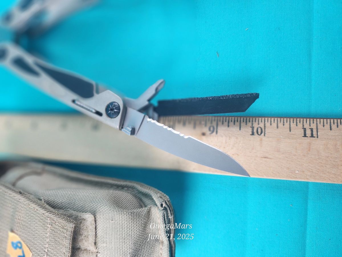 Gerber Legend MP 800 #L8 Light usage on pliers.